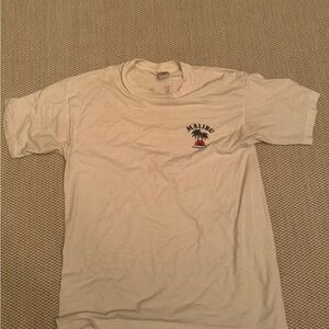 Malibu Graphic Tee - Cream